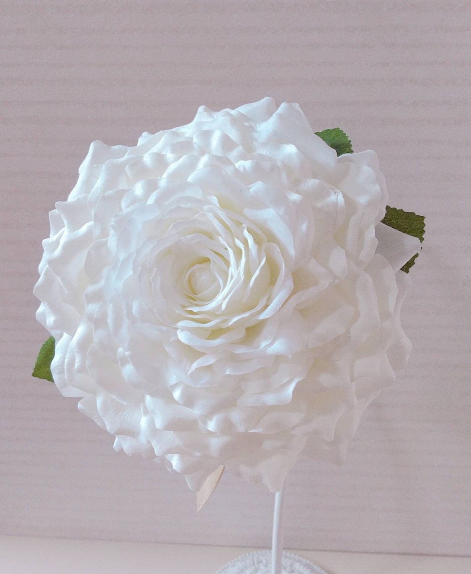 ☆ブライダルブーケ　オーダー可☆大輪のローズメリアブーケ　ウェディングブーケ