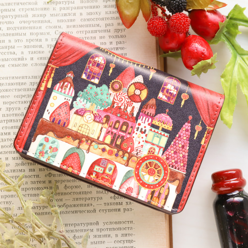 カードケース「ストロベリーノワール城」《空想街雑貨店》 名刺入れ