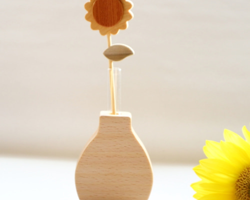 新品　希少　桑の木の花瓶　置物　花器　　　木工品　ハンドメイド f971e3cbafa692ac8fd9c8145263d5