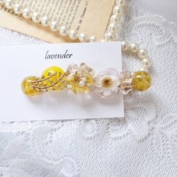 ミントブルー 爽やか レジンヘアクリップ128 ヘアクリップ・バナナ