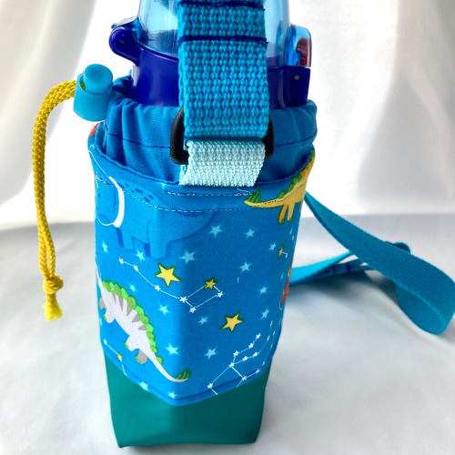 ハンドメイド　オーダー　水筒　カバー　サメ　恐竜　入園　入学 ハンドメイド オーダー 水筒 カバー サメ 恐竜 入園 入学