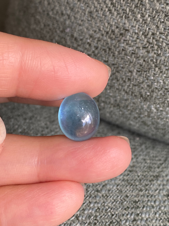 High-Grade♢ディープブルー♢アクアマリン ルース09  天然石 3枚目の画像