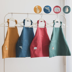 How to make a child's apron - Elastic type [90/100 size