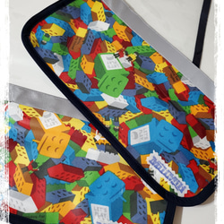LEGO風　ブロック　ランドセルカバー　カラフル　おしゃれ　小学生　キッズ　男の子　カッコいい　入学　入学祝い　入学準備 3枚目の画像