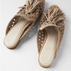 ♥ 23 春夏設計新作 ♥ 女式真皮獨特鞋高跟涼鞋 21.5cm-26cm #643 第7張的照片