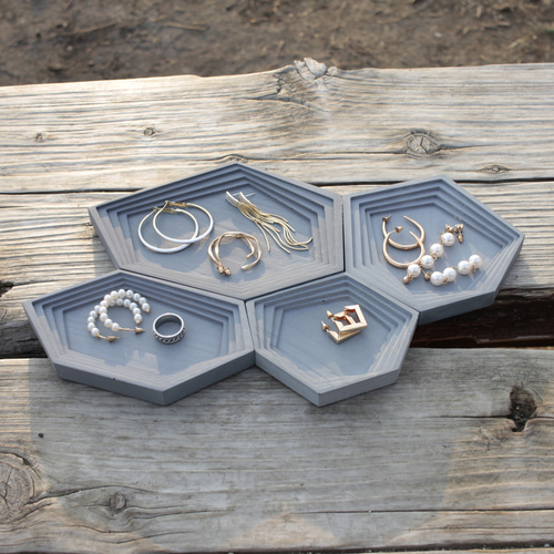 No. 2コンクリートアクセサリート、ディスプレイ トレイ 、モルタル