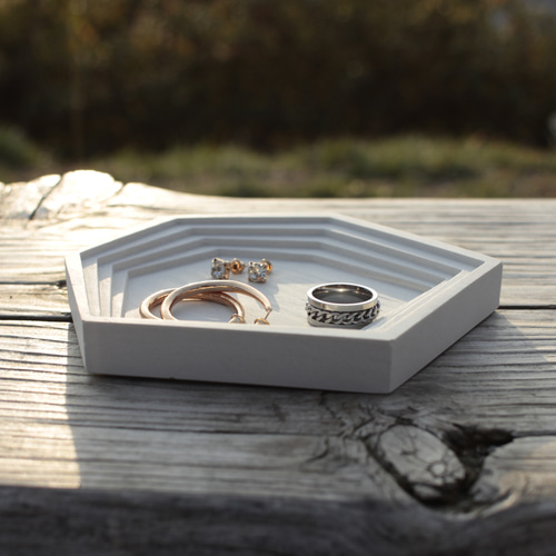 No. 2コンクリートアクセサリート、ディスプレイ トレイ 、モルタル