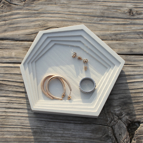 No. 2コンクリートアクセサリート、ディスプレイ トレイ 、モルタル