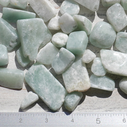 天然石ビルマ翡翠(ミャンマー産)約35g分詰合せ約5～20mm 穴なしさざれ石5月誕生石[sa-230302-01] 18枚目の画像