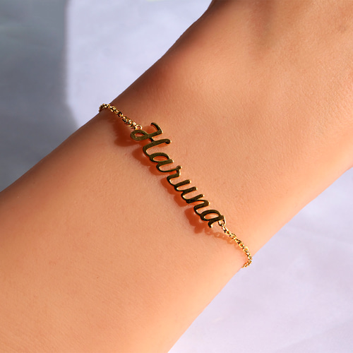 イニシャルブレスレット】イニシャル ブレスレット ネームオーダー