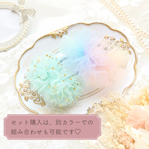 リボン ヘアゴム♡ラブフィーユリボン♡春リボン♡花柄
