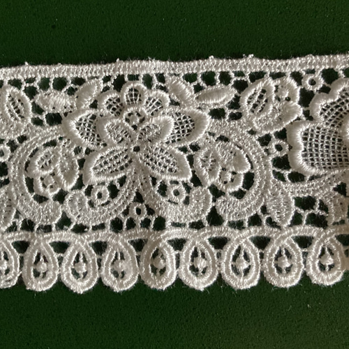 白レース襟・レース襟モチーフ・レース付け襟ヴィンテージ風 #9127