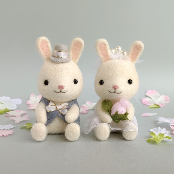 ウェディング ウェルカムドール トイプードル 羊毛フェルト