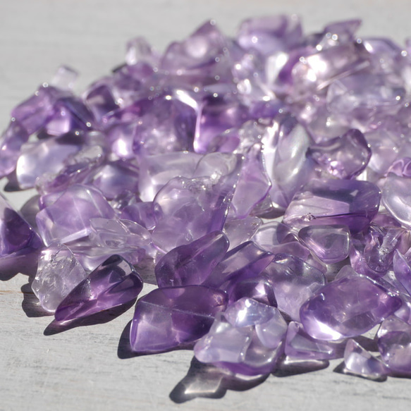 天然石ラベンダーアメジスト約35g分詰合せ約5～15mm穴なしさざれ石紫水晶2月誕生石[sa-230302-02] 14枚目の画像