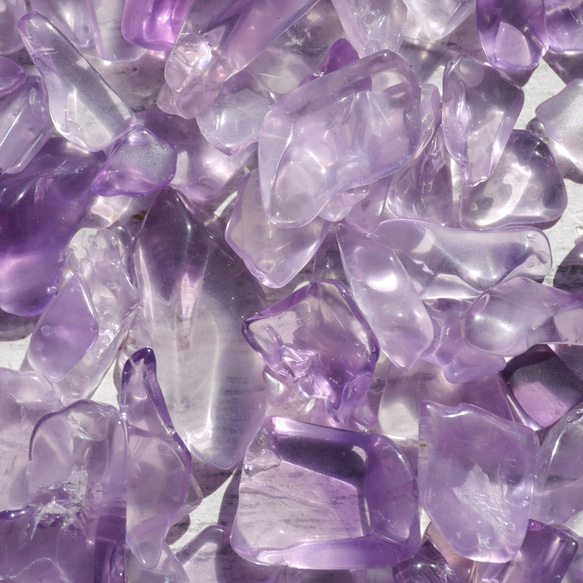 天然石ラベンダーアメジスト約35g分詰合せ約5～15mm穴なしさざれ石紫水晶2月誕生石[sa-230302-02] 3枚目の画像
