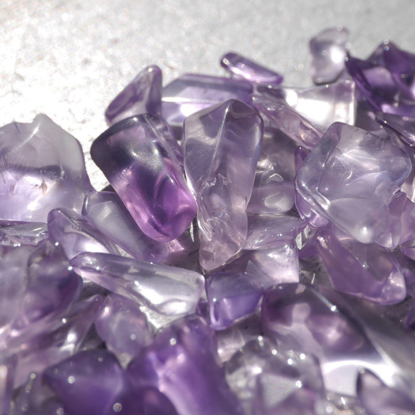 天然石ラベンダーアメジスト約35g分詰合せ約5～15mm穴なしさざれ石紫水晶2月誕生石[sa-230302-02] 12枚目の画像