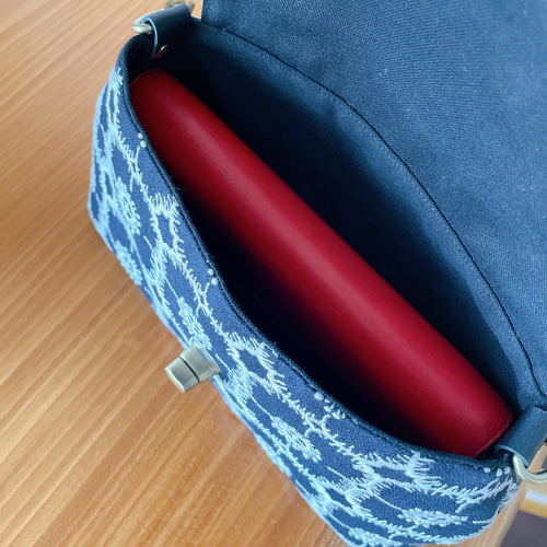 ミナペルホネン チェーン付き ハンドバッグ ハンドメイド バッグ