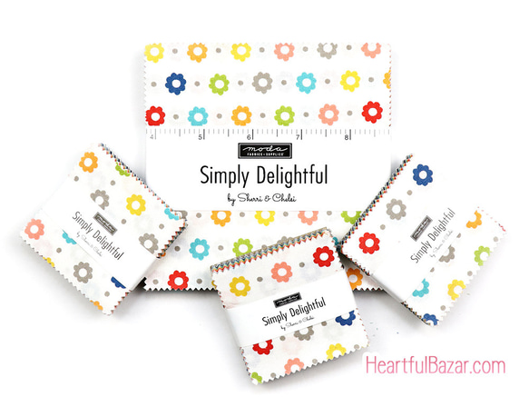 USAコットン moda charmpack 42枚セット Simply Delightful 5枚目の画像