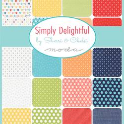 USAコットン moda charmpack 42枚セット Simply Delightful 2枚目の画像