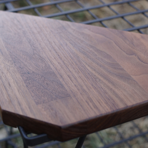 三角テーブル ウォールナット 2way三角テーブル ウォールナット(キャンプテーブル アウトドア