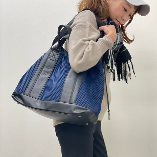 SALE・スポーティー メッシュ 2way Lサイズ トートバッグ