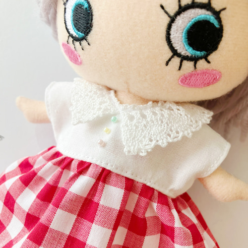チェックとレースのワンピースセット♡イルメール イーマリー チェックとレースのワンピースセット♡イルメール イーマリー
