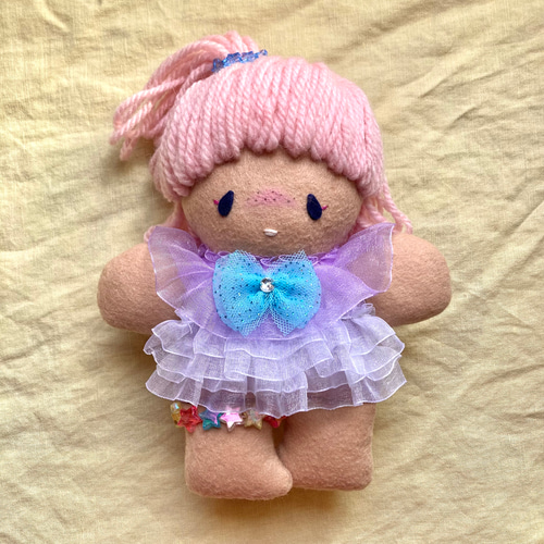 小麦色のファンタジー .｡.:*☆ ロマンティックフリルの娘 ぬいぐるみ