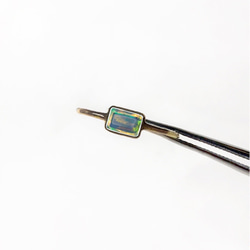 k18 Ethiopian Opal petite リング/ 受注制作 2枚目の画像