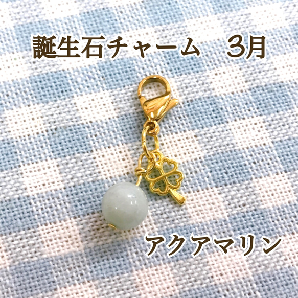 S-5　訳ありSALE！　アクアマリン　天然石　お守り　チャーム　3月誕生石 po240124-4a.jpg