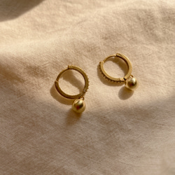 曾經 - 鋯石 黃銅耳環-可改夾 第7張的照片