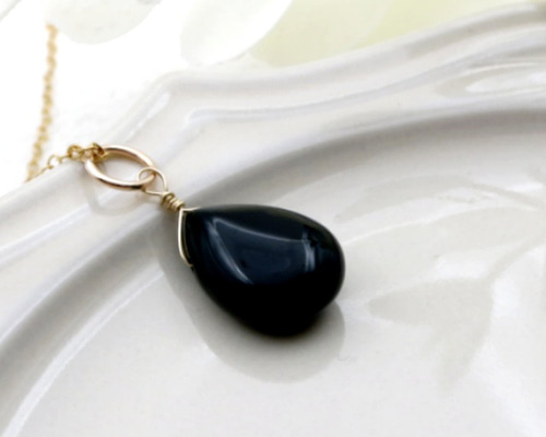 天然黒水晶◇14kgfモリオンネックレスチャーム・ペンダントトップ