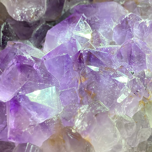 トライゴーニック☪︎⋆˚ アメジスト クラスター 原石 ラフストーン