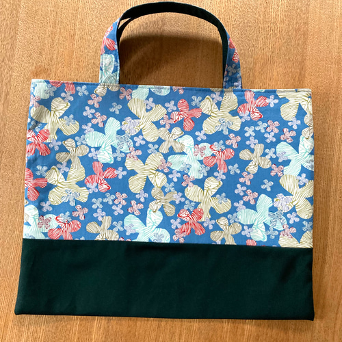 なー　リバティ　レッスンバッグ　花柄 リバティ レッスンバッグ 花柄 手提げ袋 トートバッ レッスン