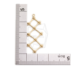 PDT-2667-MG【2件】Zigzag pendant, Zigzag pendant/ 14.8mm x 37.2mm 第5張的照片
