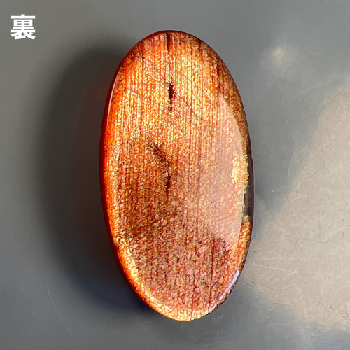 インド産 高品質 サンストーン 31ミリ ルース nl5868 天然石 pinky