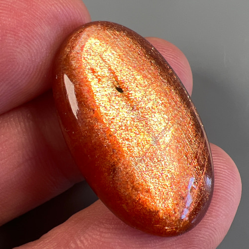 インド産 高品質 サンストーン 31ミリ ルース nl5868 天然石 pinky