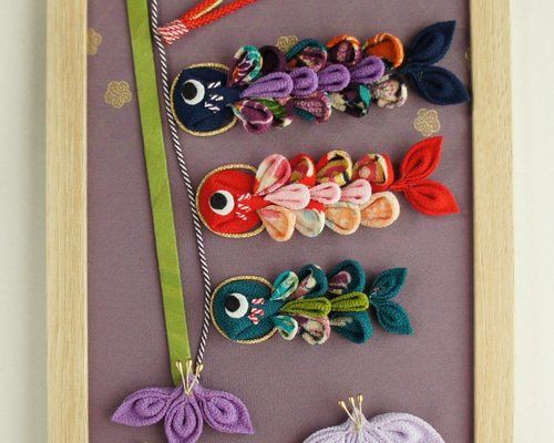 つまみ細工＊ちりめん細工＊花菖蒲＊鯉のぼり＊端午の節句 7fb003c28303751be76aba2d9544cc