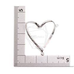 PDT-2669-R【2個入り】ハートペンダント,Heart Pendant/30mm X 30mm 5枚目の画像