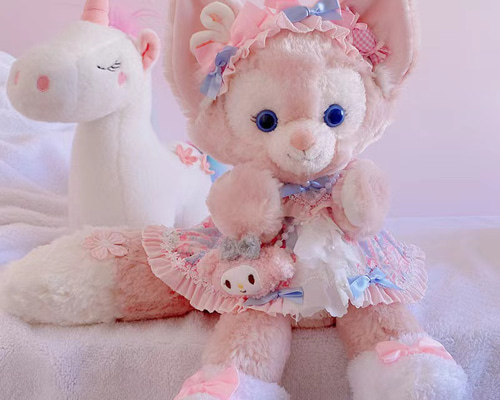 専用出品（2セット）リーナベル対応ぬいぐるみコスチューム♡メイドワンピース 専用出品（2セット）リーナベル対応ぬいぐるみコスチューム