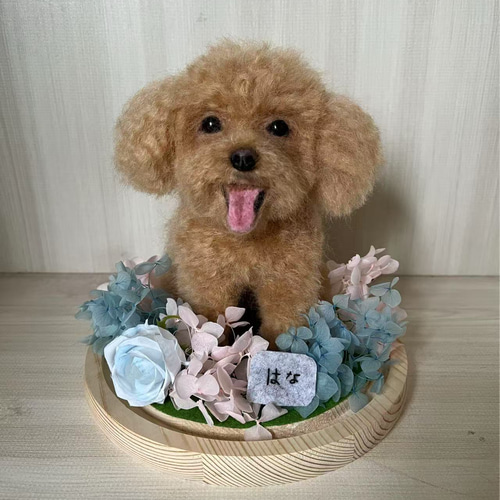 じゅ　メモリアル羊毛ペット 実績500体以上！ハンドメイド 【世界に一つだけのうちの子ミニチュア