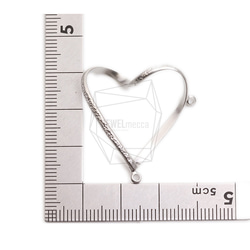 PDT-2669-MR【2個入り】ハートペンダント,Heart Pendant/30mm X 30mm 5枚目の画像