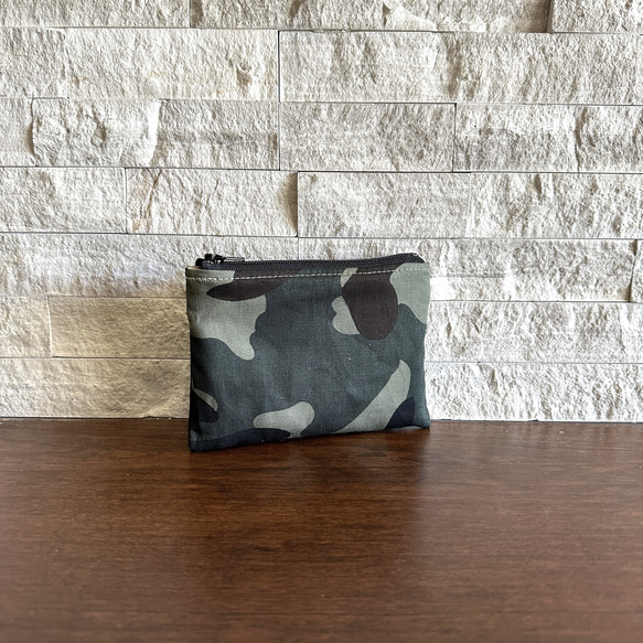 SALE 40% OFF // ホーボーバッグとポーチ2点の  - Moss Green Leaf Camouflage 10枚目の画像