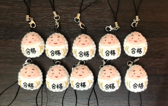 即納！最大半額！ mdmpa様オーダー品 だるまお守り クラフト・布