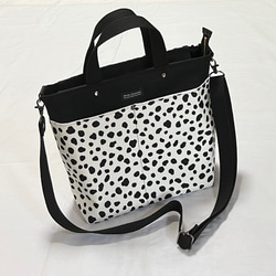 ダルメシアン柄2way ミニサイズトートバック トートバッグ me select