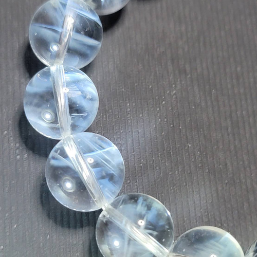 天然石 ブルーエンジェルラダー ブレスレット 超希少 17cm  