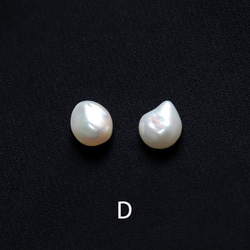 バロックパール1粒ピアス ~plus baroque pearl pierce~ 9枚目の画像