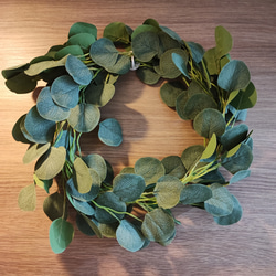 送料無料]ユーカリガーランド フェイクグリーン ユーカリ観葉植物2m