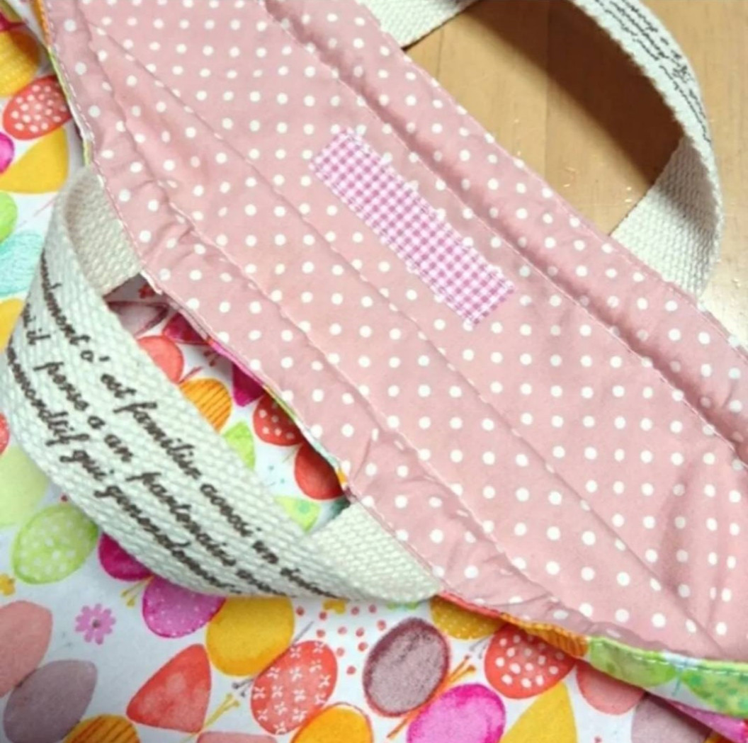 当店だけの限定モデル ピンクス 水玉 入園入学準備 pinks 巾着袋 お着替え袋 体操服袋 学習用品