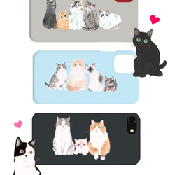 用你最喜歡的貓製作♪智能手機外殼 iPhone，其他各種型號 第2張的照片
