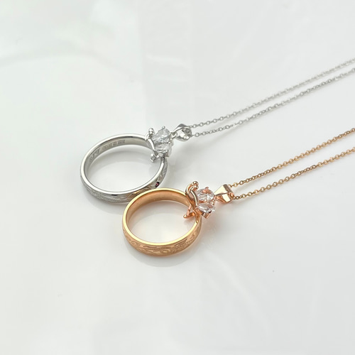 指輪をネックレスに出来る ＊ ティアラ型 リングホルダー 選べる